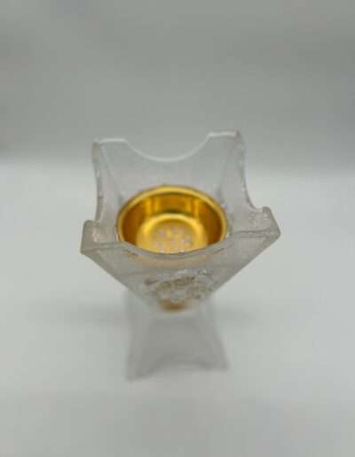 encensoir verre et or