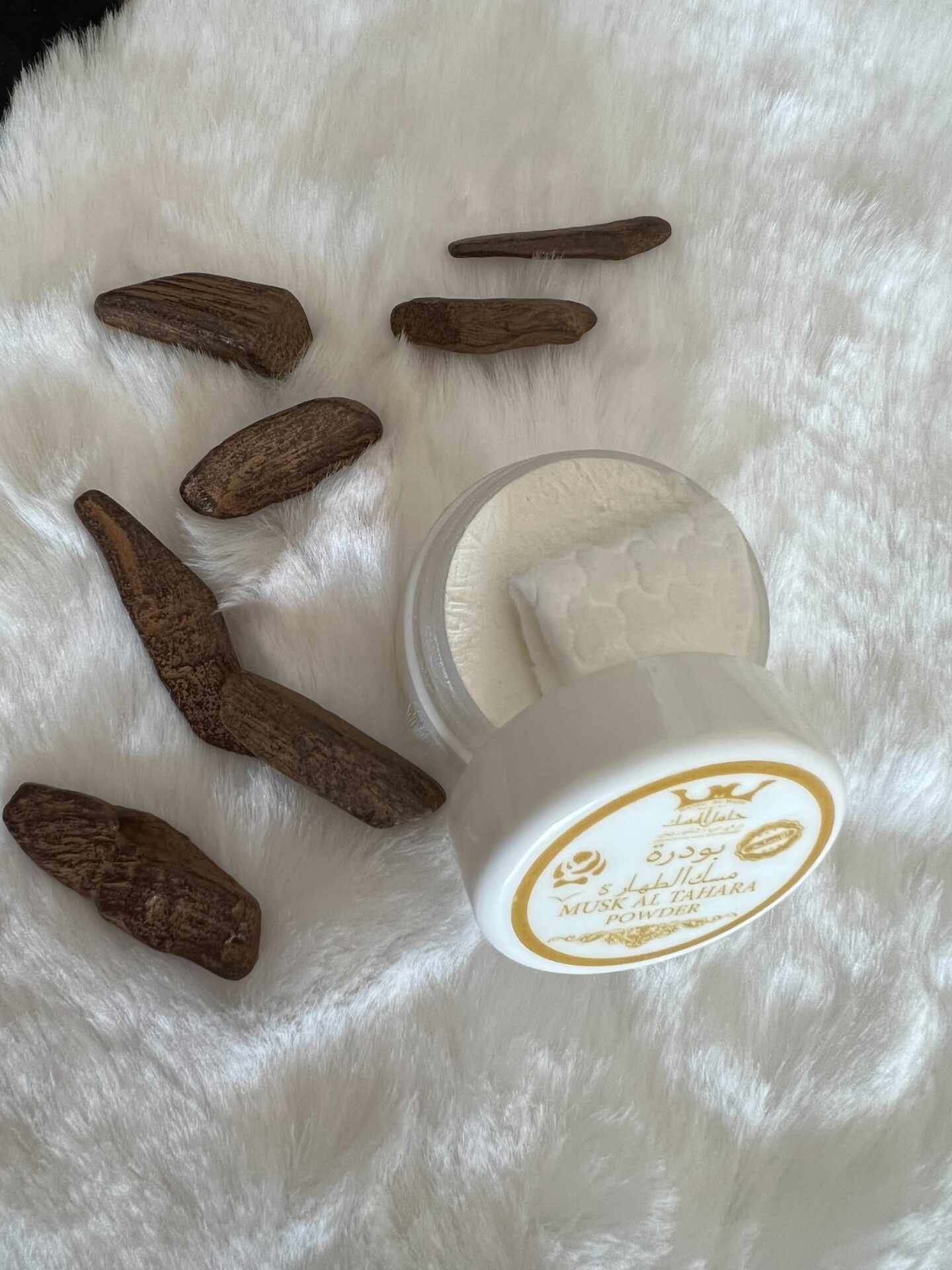 poudre de musc blanc