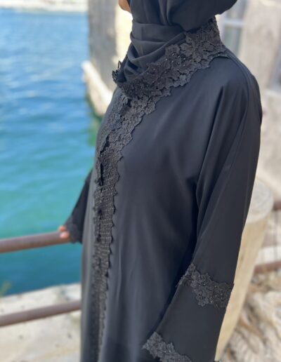 abaya tasnim argent