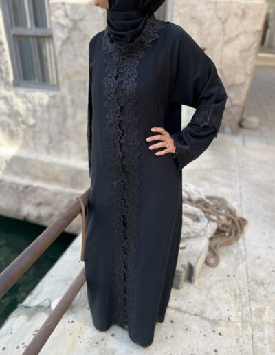 abaya tasnim argent