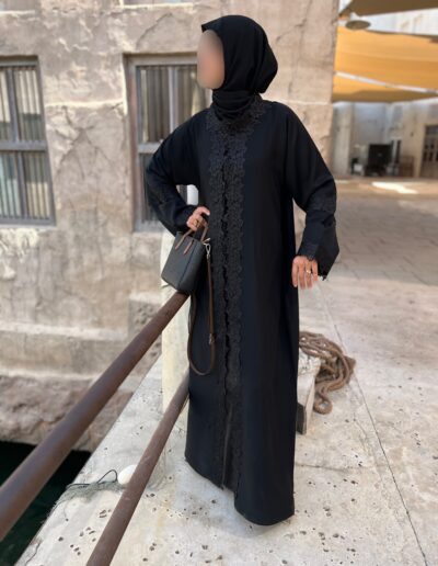 abaya tasnim argent