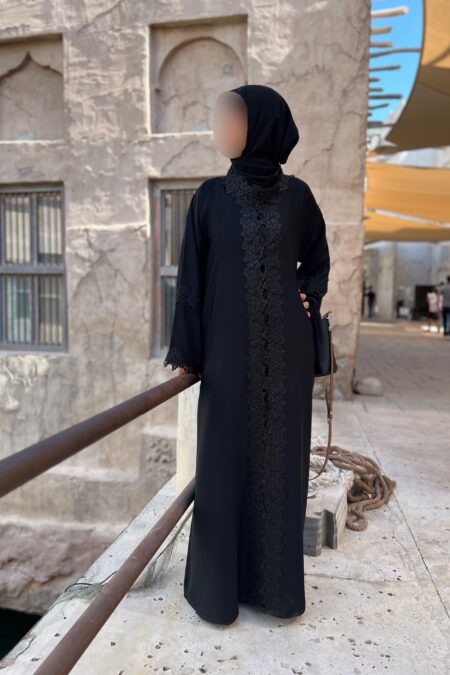 abaya tasnim argent