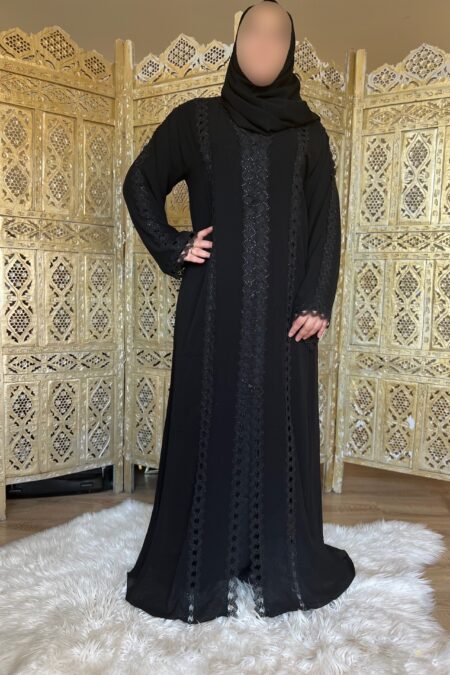 abaya velours fatima