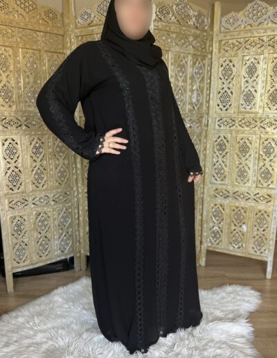 abaya velours fatima