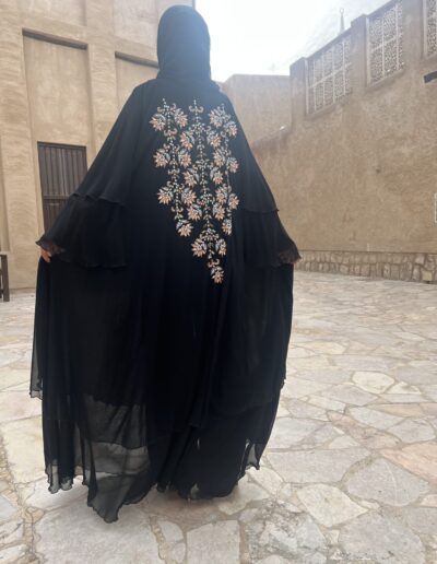 abaya tasnim cuivré