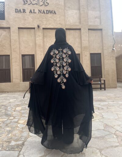 abaya tasnim cuivré