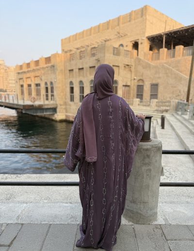 cape abaya khalijia doré