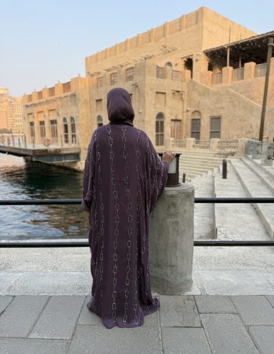 cape abaya khalijia doré