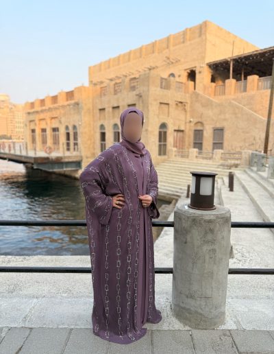 cape abaya khalijia doré