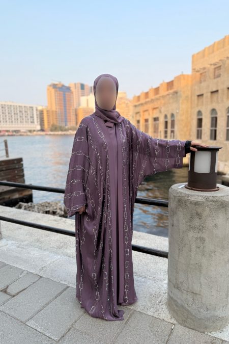 cape abaya khalijia doré