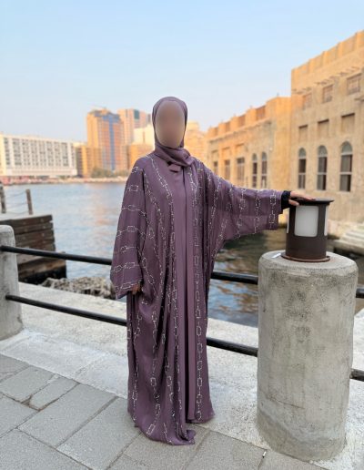 cape abaya khalijia doré